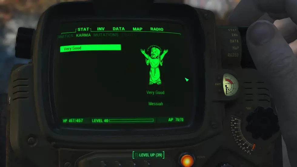 В Fallout 4 добавили систему кармы из прошлых частей